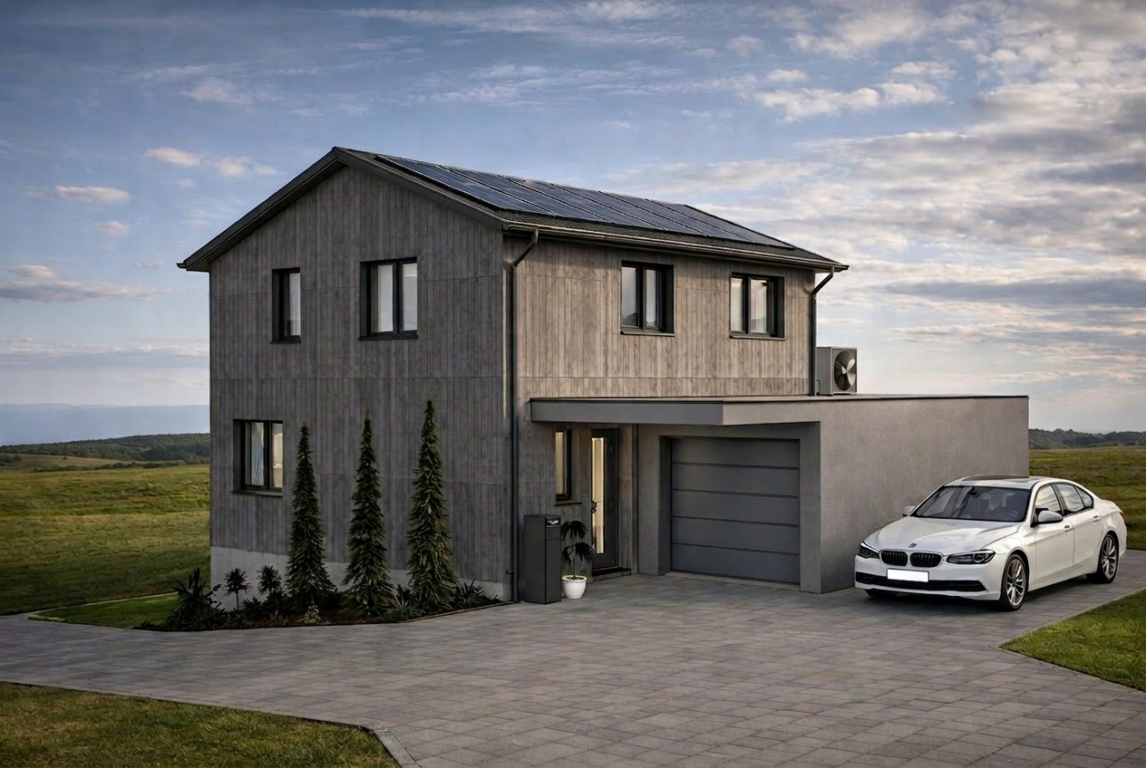 Einfamilienhaus Rendering